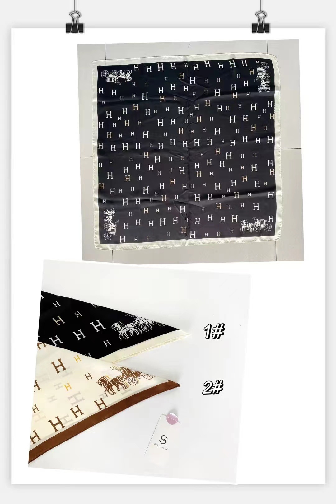 70*70新款条纹丝巾女小方巾韩版百搭职业小领巾夏季薄款装饰围巾详情28