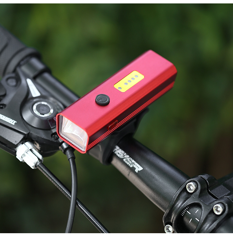 Bicycle light, aluminum alloy headlight, strong light cycling flashlight equipment, night cycling, road and mountain bike accessories set, taillight pic 14