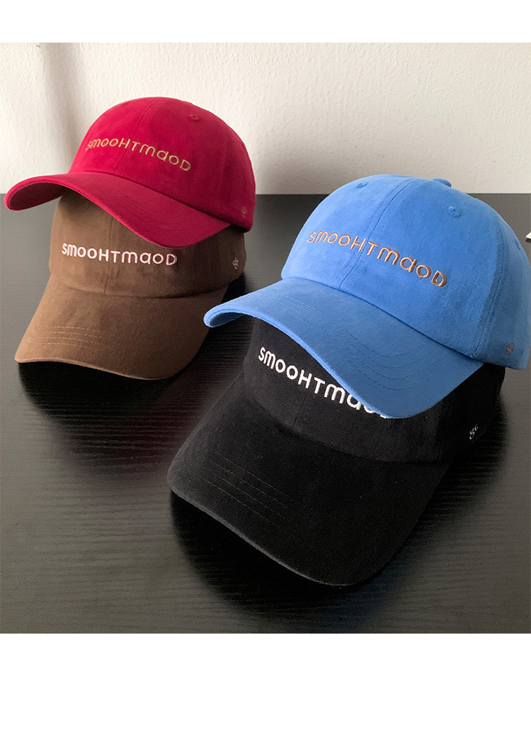 字母刺绣蓝色棒球帽女2025年春新款韩版显脸小帽子高品质鸭舌帽潮详情12