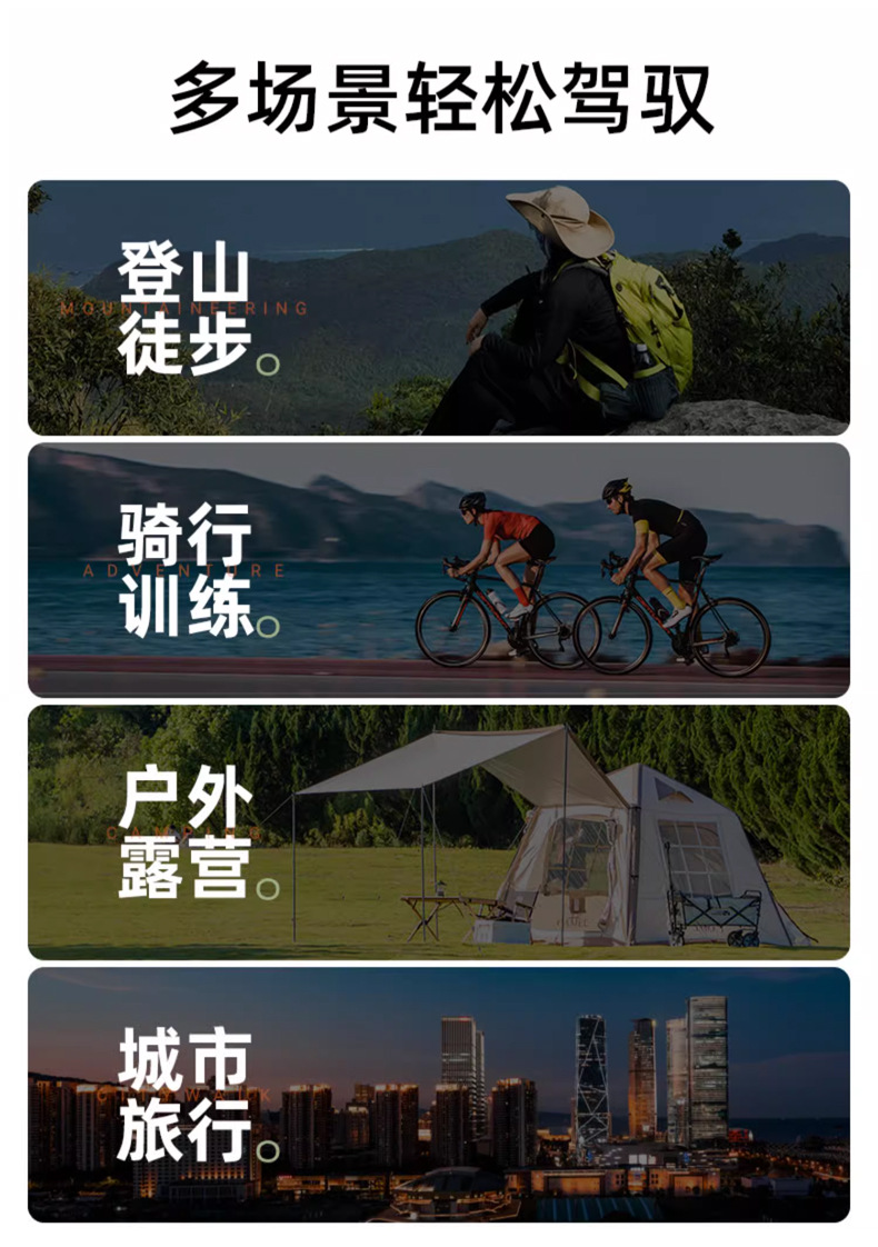 Cross-border large-capacity outdoor leisure travel backpack for both men and women, water-resistant sports mountaineering and camping backpack pic 5