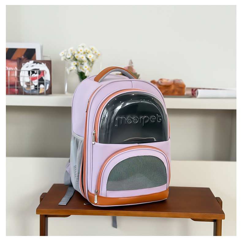 Factory direct supply cat bags and pet bags: Porous, breathable, portable, with large capacity for both shoulders and one shoulder to carry pic 29