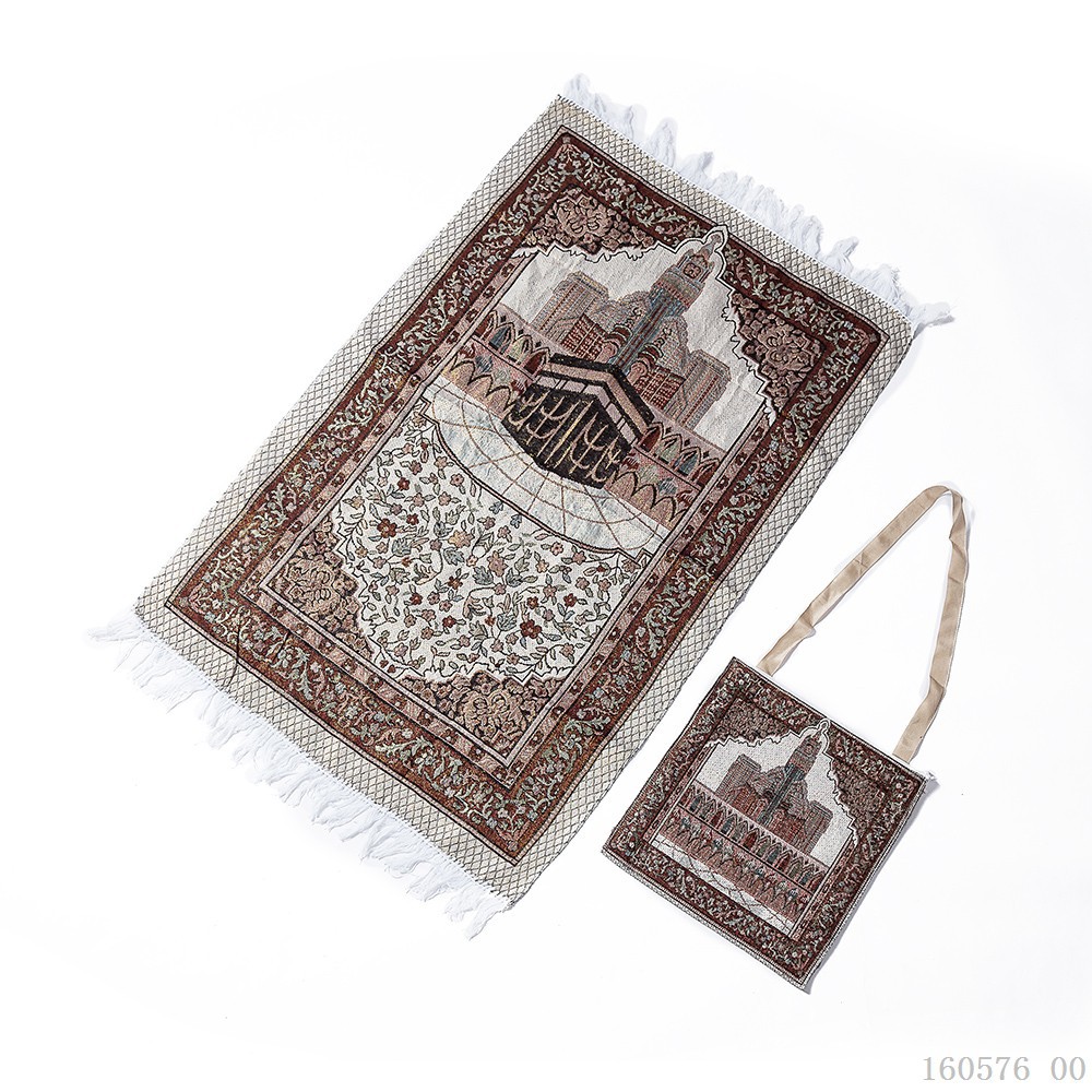 Cotton yarn travel blankets with bags, bag carpet manufacturers, cross-border wholesale supply/one-piece consignment pic 3