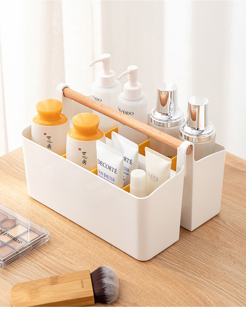 Influencers de estilo japonés cosméticos caja de almacenamiento estante multifuncional hogar papelería de escritorio productos de cuidado de la piel lápiz labial caja de almacenamiento pic 33