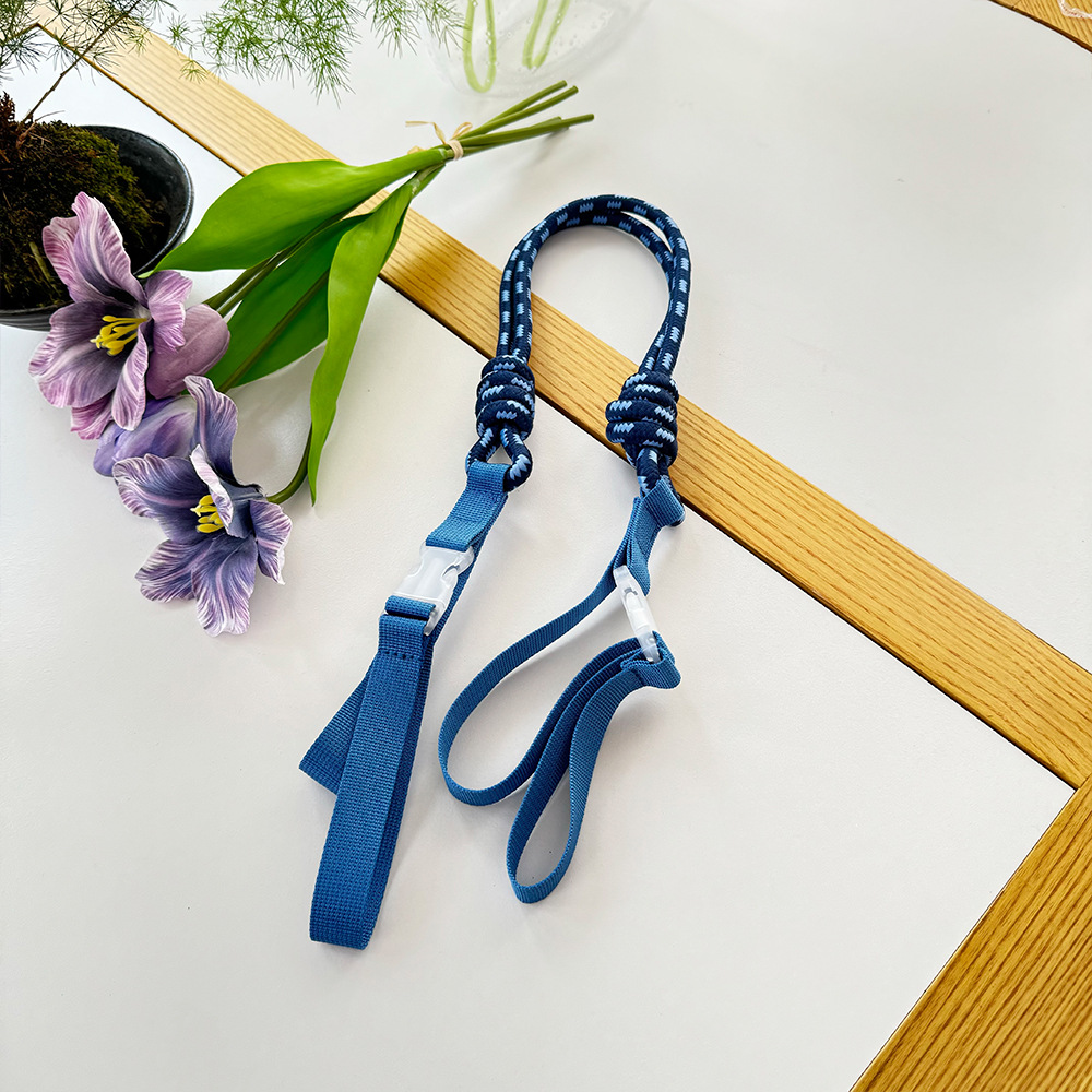 高圆圆原创肩带搭配精致刺绣防水尼龙购物袋手提女士单肩包详情12