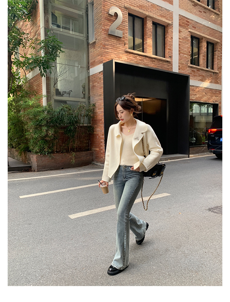 全牛皮~真皮小皮鞋女英伦风乐福鞋2023年新款圆头厚底日常JK单鞋详情30