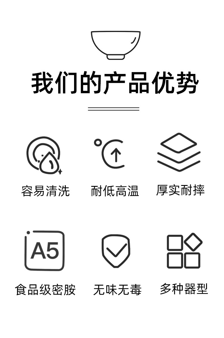 密胺黑色塑料面碗 批发日式面馆专用磨砂拉面碗 麻辣烫碗 米线汤粉碗 碗具一体化解决方案详情2