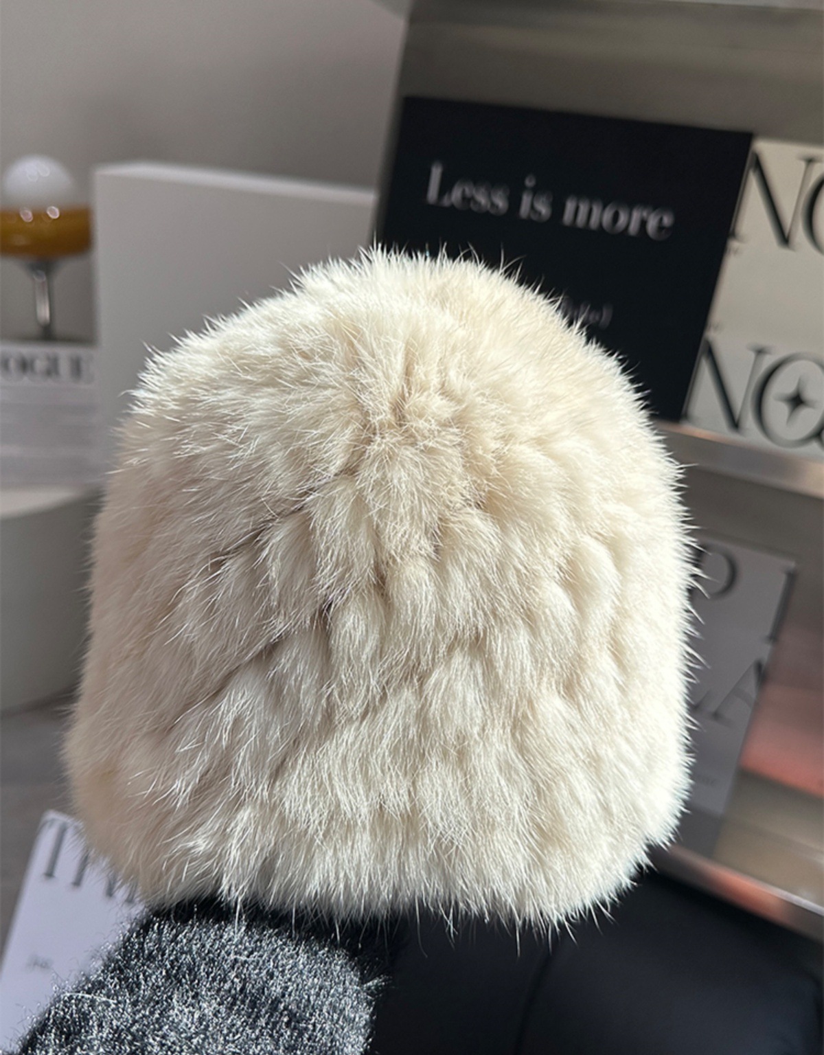 品牌【森多娜】2025新款韩系兔毛绒帽子女秋冬款加厚保暖防寒批发成人帽显脸小皮草护耳渔夫帽高级百搭款详情28