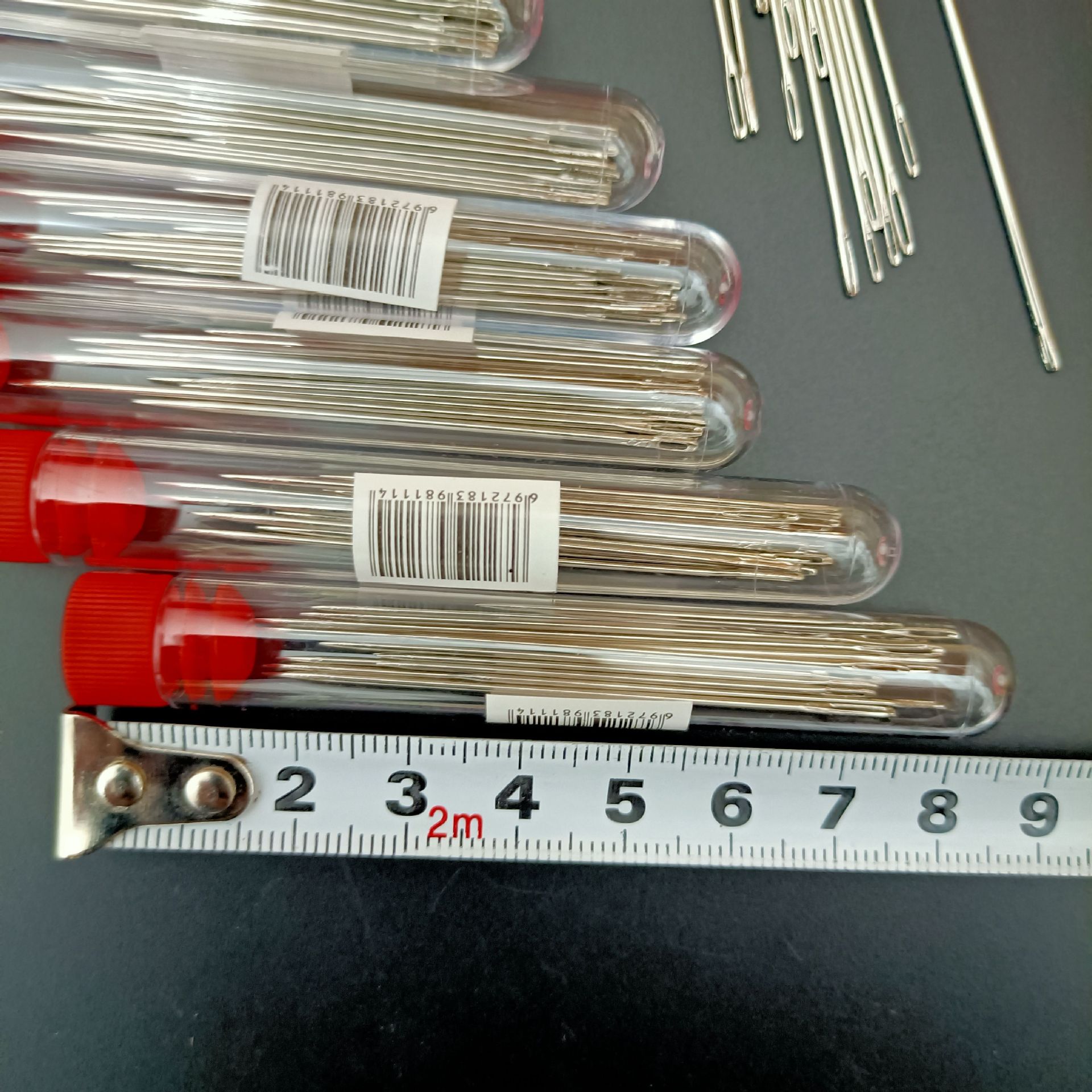 Barrel needle set, large tube needle, big eye sewing needle, garment sewing needle, household large needle special set, 1 yuan, street stall goods pic 5