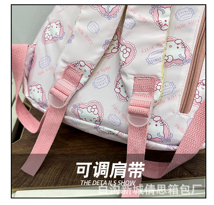 小学生护脊书包3-6年级儿童卡通印花书包大学女大容量耐脏双肩包详情8