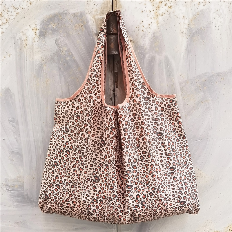 超大号卡通日本折叠环保购物袋防水尼龙买菜包收纳包米奇头手提袋详情30