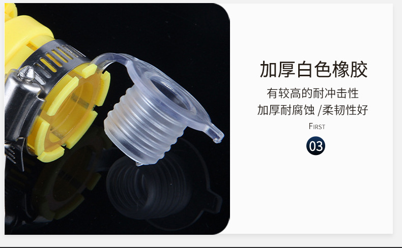 厂家直供新款塑料多功能4分6分水龙头接头刷车水枪园林软管接头详情11