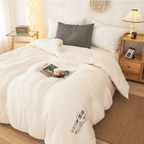 母婴级a类51%原棉大豆纤维被夏被学生无染被春秋被芯空调被冬被子详情5