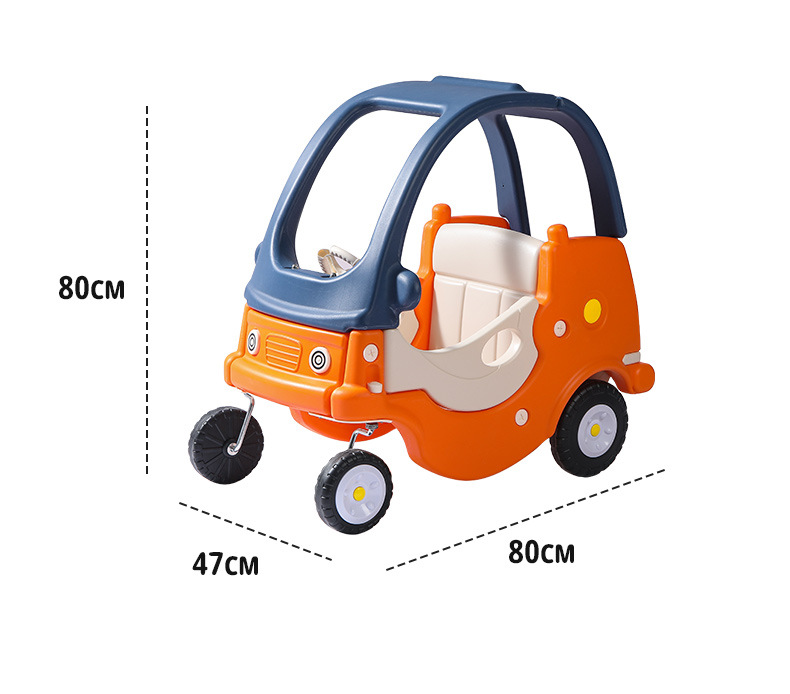 塑料滑行玩具车淘气堡消防公主车宝宝学步滑板车四轮助力小房详情27
