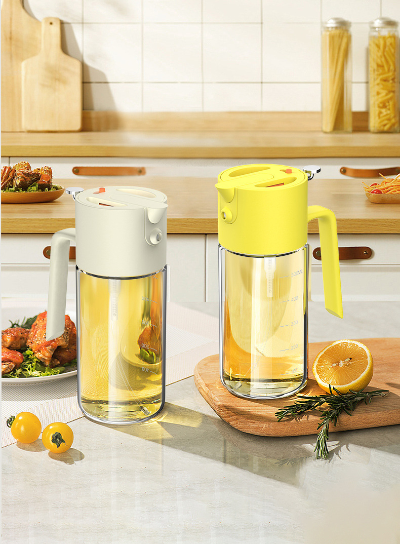 The new third-generation spray oil bottle is a household dual-purpose high borosilicate glass spray oil bottle and an air fryer spray oil bottle pic 17