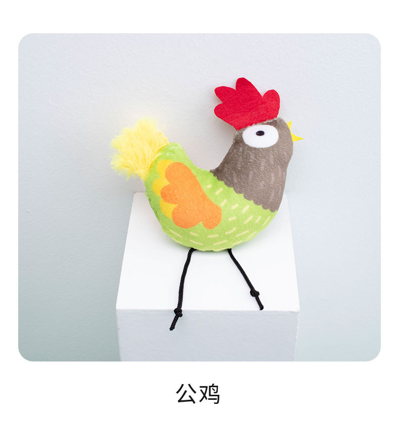 跨境新品猫咪毛绒玩具猫头鹰仙人掌造型猫咪自嗨猫薄荷毛绒玩具详情10