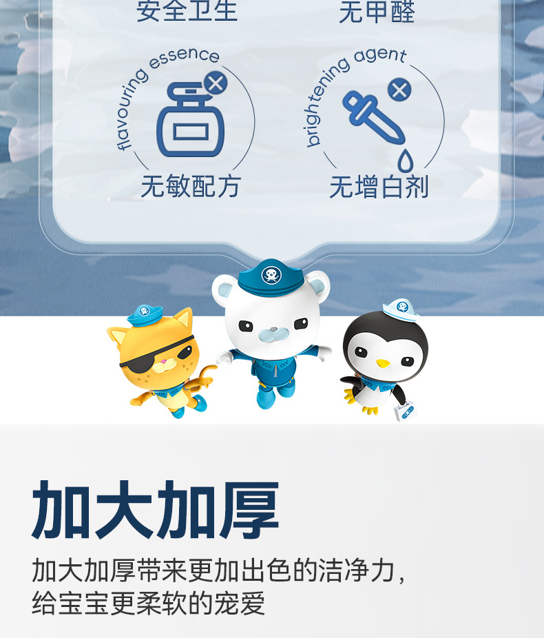 婴儿手口湿巾专用加大加厚宝宝婴幼儿童湿纸巾家用大包家庭实惠装详情8