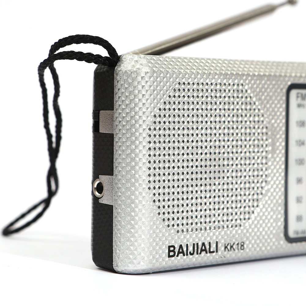 收音机全波段内置扬声器小巧户外便携手提绳Portable AM FM Radio详情5