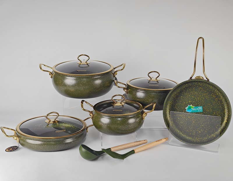 11pcs Turkish-style Granite Nonstick cookwarese pic 4