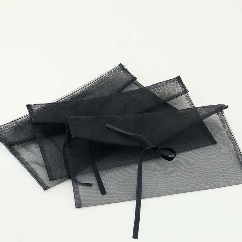 厂家生产欧根纱信封袋批发糖果礼品束口纱袋 独特来样可印LOGO详情26