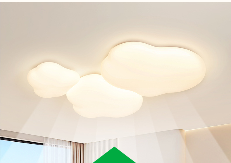客厅灯奶油风2025新款温馨护眼led云朵灯客厅主灯北欧吸顶灯详情14