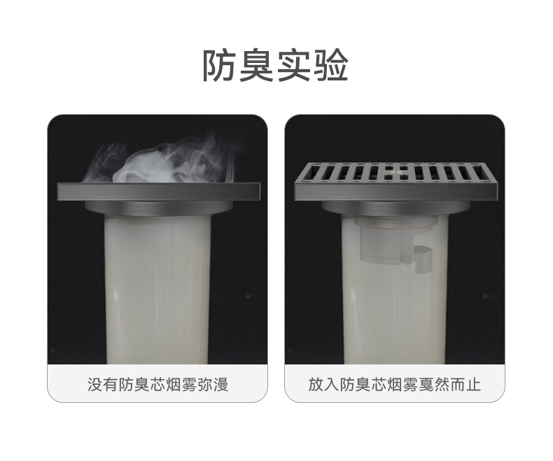 卫生间阳台不锈钢防臭地漏家用洗衣机厨卫轻奢加厚地漏芯防虫神器详情11