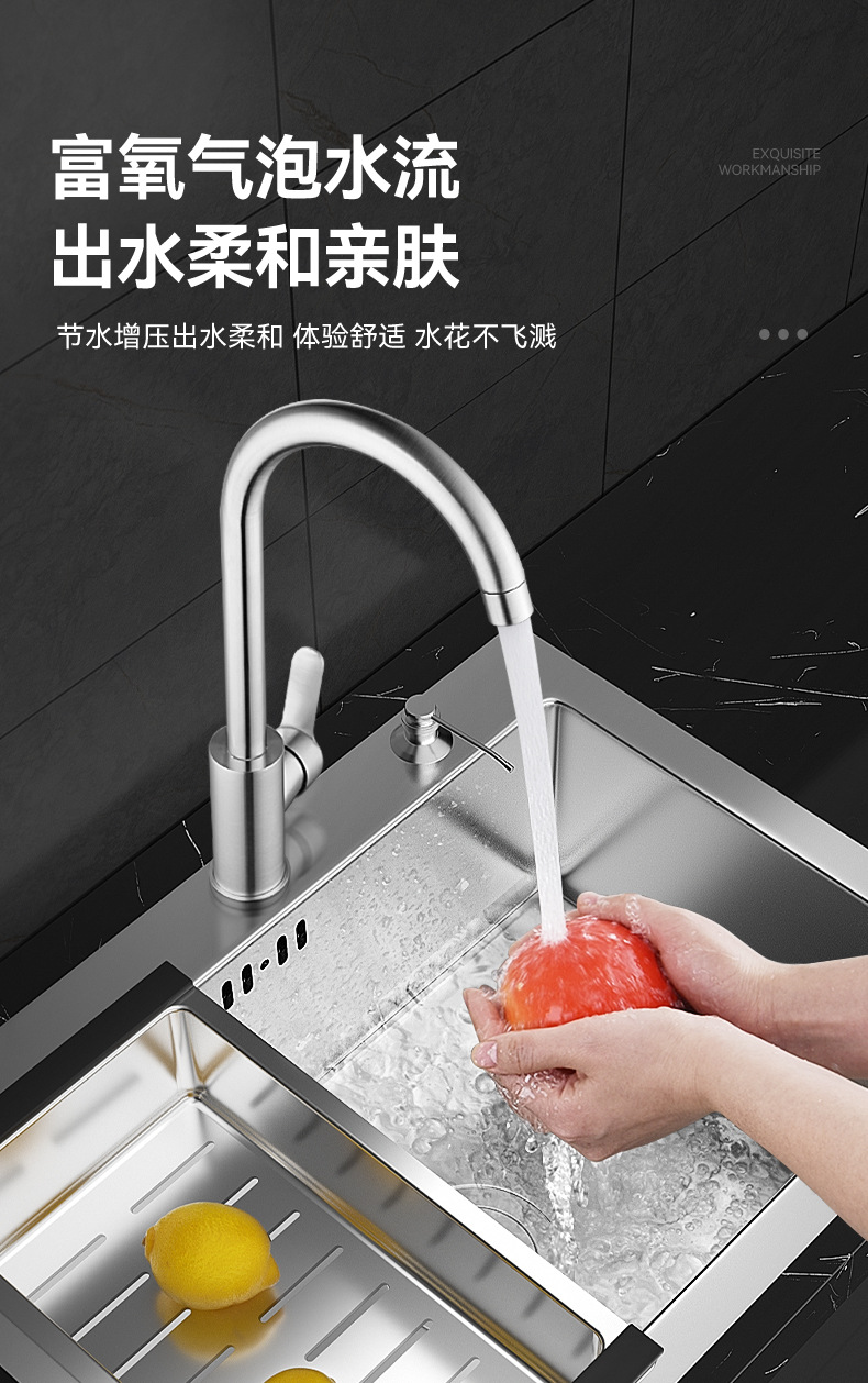 厨房龙头冷热 304不锈钢水龙头 洗菜盆水槽龙头卫浴洁具厂家批发详情5