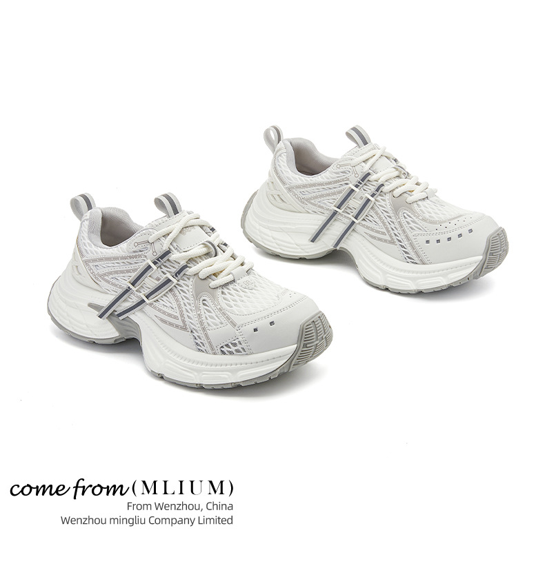 吸膜底老爹鞋女2025春夏新款透气网面运动鞋复古休闲女鞋百搭鞋子详情21