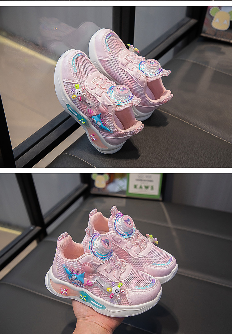女童运动鞋2024新款网面鞋学生卡通鞋库洛米跑步鞋中大童休闲鞋子详情10