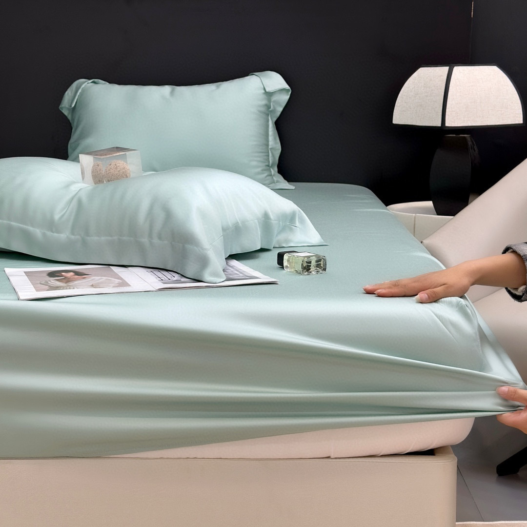 Tencel quilt cover bed cover, single piece, simple and cool summer ice silk bed sheet, suitable for sleeping naked, tatami dust cover pic 112