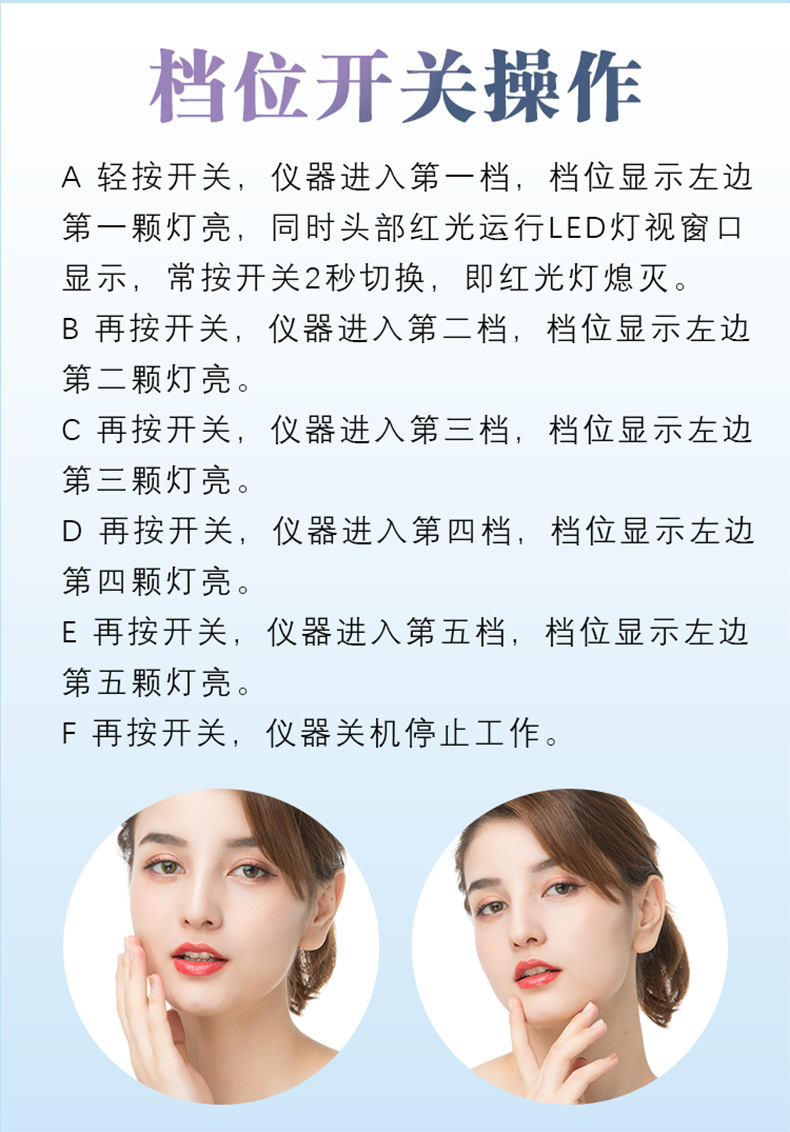 Cross-border upgraded dual-roller massage device portable microcurrent meter pic 8