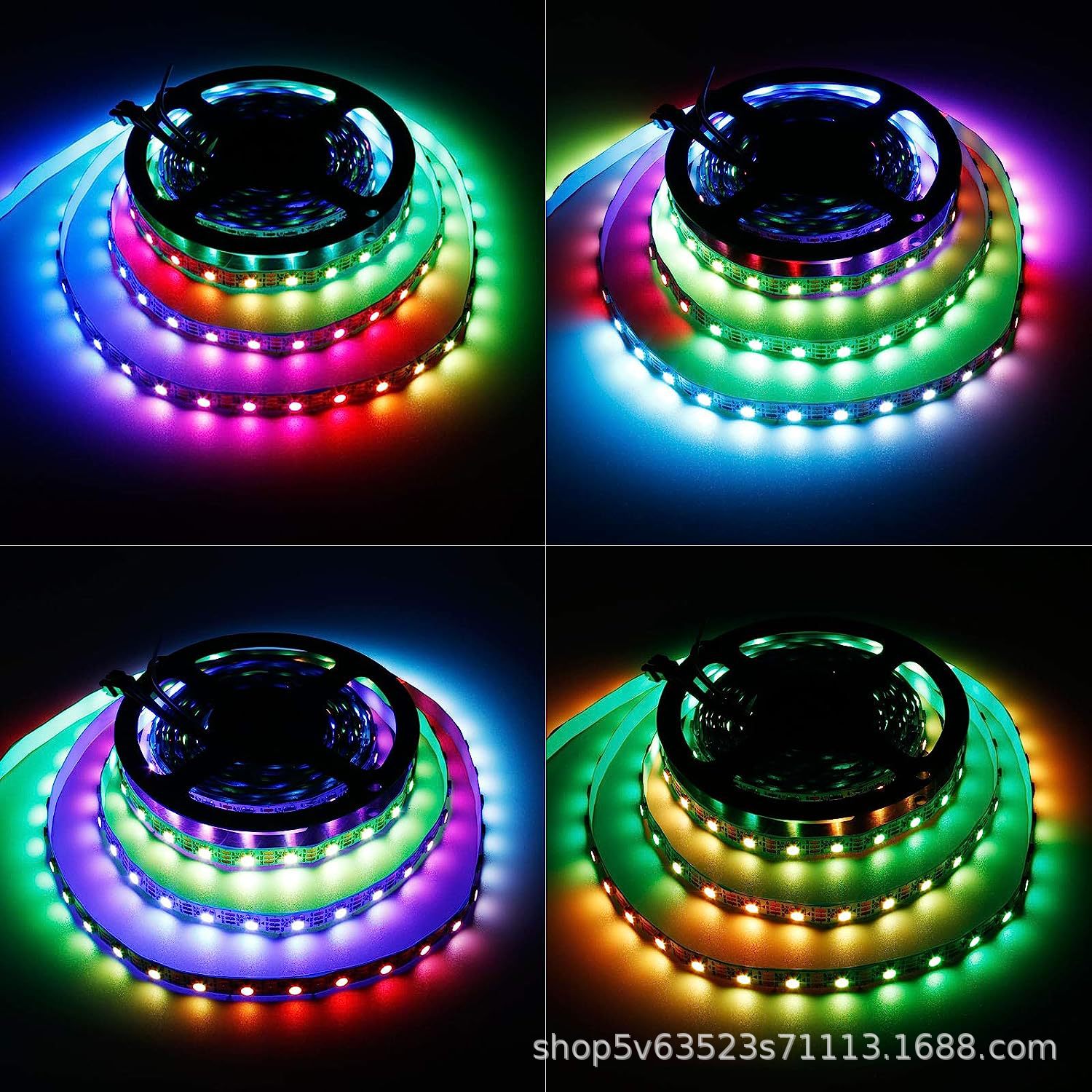LED柔性幻彩灯带WS2811、16703、1903芯片防水、不防水软灯条详情5