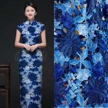 新款非洲亮片蕾丝花边网布面料派对礼服民族风服装辅料laceJX756详情41