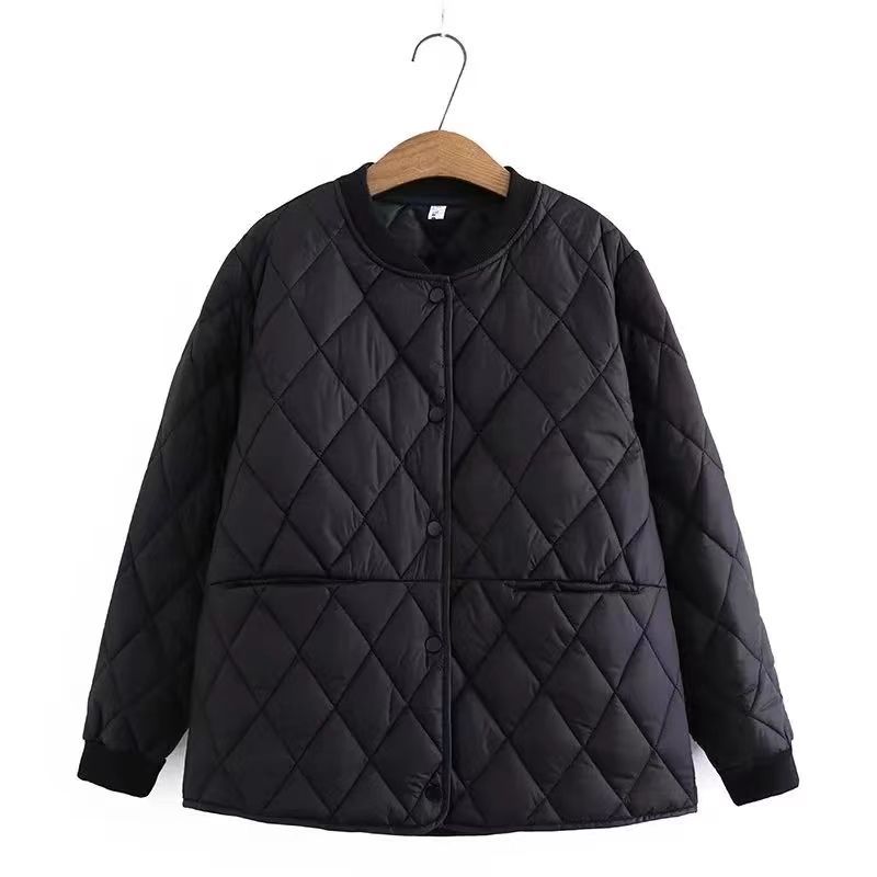 大码棉服春季新款外套宽松显瘦棉服洋气妈妈棉袄棉衣外套女详情3