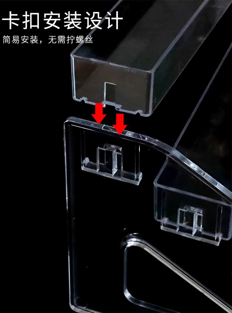 亚克力指甲油展示架多层透明美甲店展架眼影盘口红化妆品置物架详情10