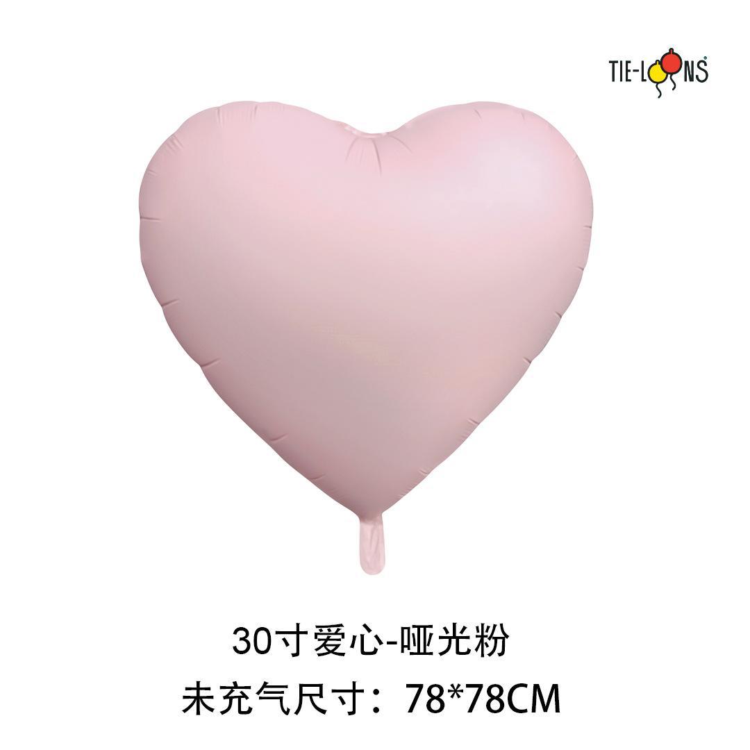 跨境哑光五角星30寸铝箔球生日装饰氦飘铝膜派对批发气球详情7