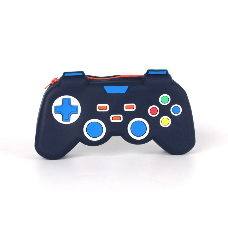 厂家直销创意男孩游戏机铅笔袋大容量造型硅胶滴胶笔袋优惠高颜值详情7