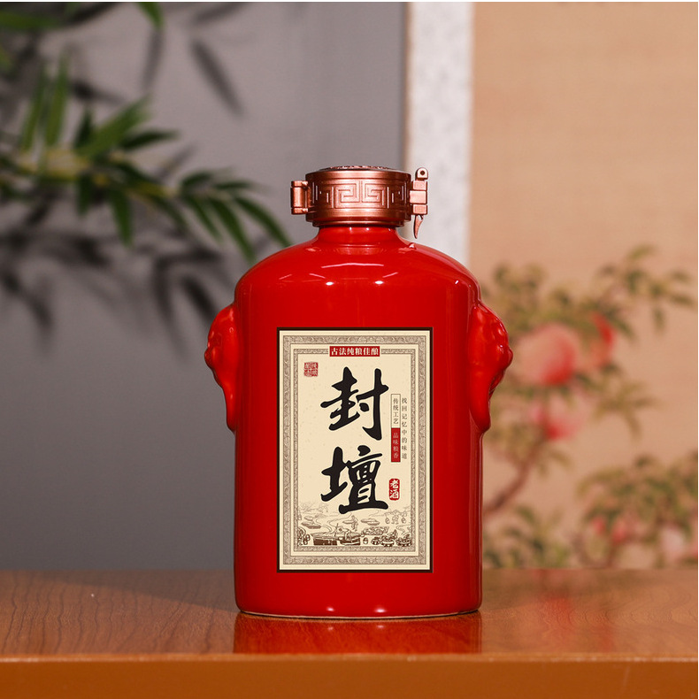 1斤装陶瓷酒瓶白酒坛酒瓶厂家批发白酒坛子储酒罐密封封坛白酒详情10