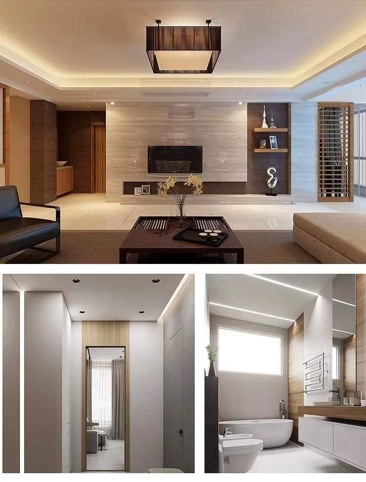 12v5v dual-color temperature LED surface mount light strip, 2835 three-tone light, 120 lights, 180 lights, self-adhesive intelligent mirror soft light strip pic 13