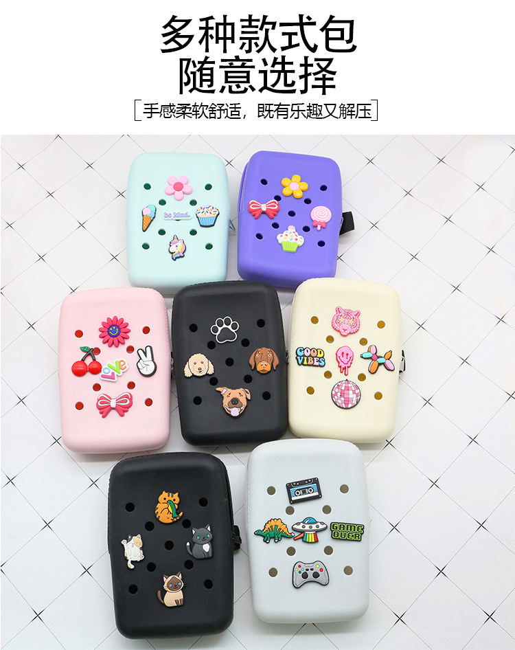 Cross-border bestsellers: stanley water Cup Silicone hole Bag, 40oz Ice Cup, loose change bag, outdoor exercise arm bag pic 7