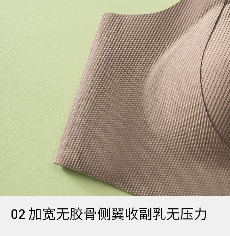 大胸显小聚拢内衣女士无钢圈收副乳防下垂调整型薄款2025新款文胸详情15