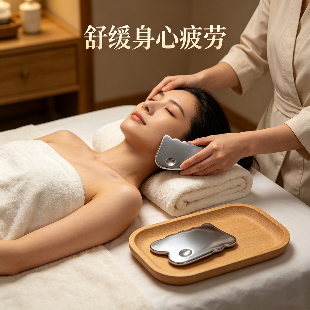 太赫兹微波能量石快速融冰美妆护肤工具美容按摩刮痧片身体刮痧板详情19