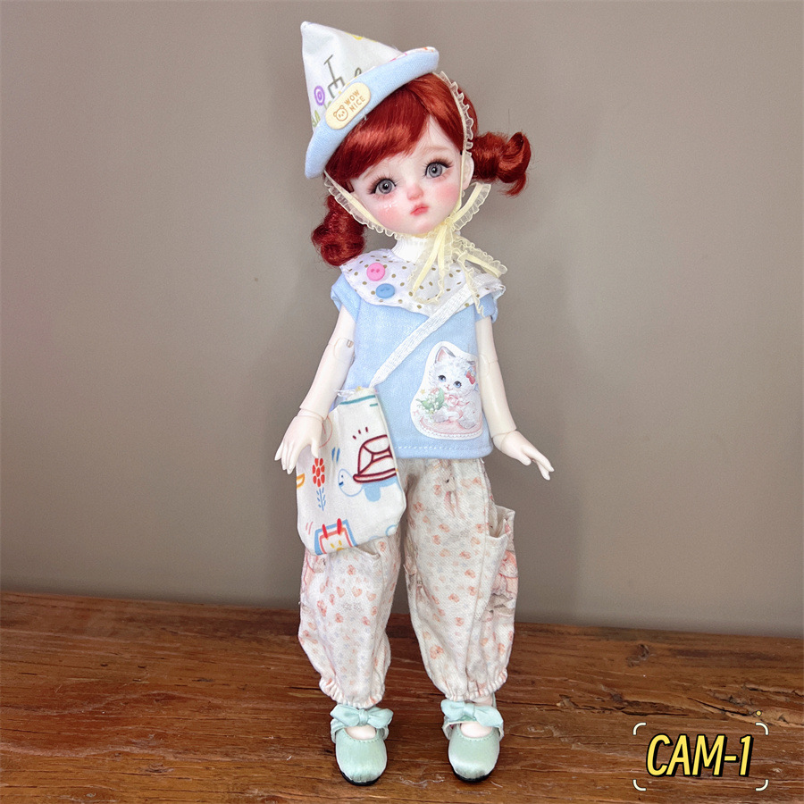 6分BJD玩偶换装衣服30厘米洋娃娃衣服森系可爱卡通洛丽塔裙子详情1