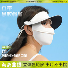欧若风防晒口罩冰丝女护眼角锦纶透气防紫外线夏季遮阳脸罩面罩详情6