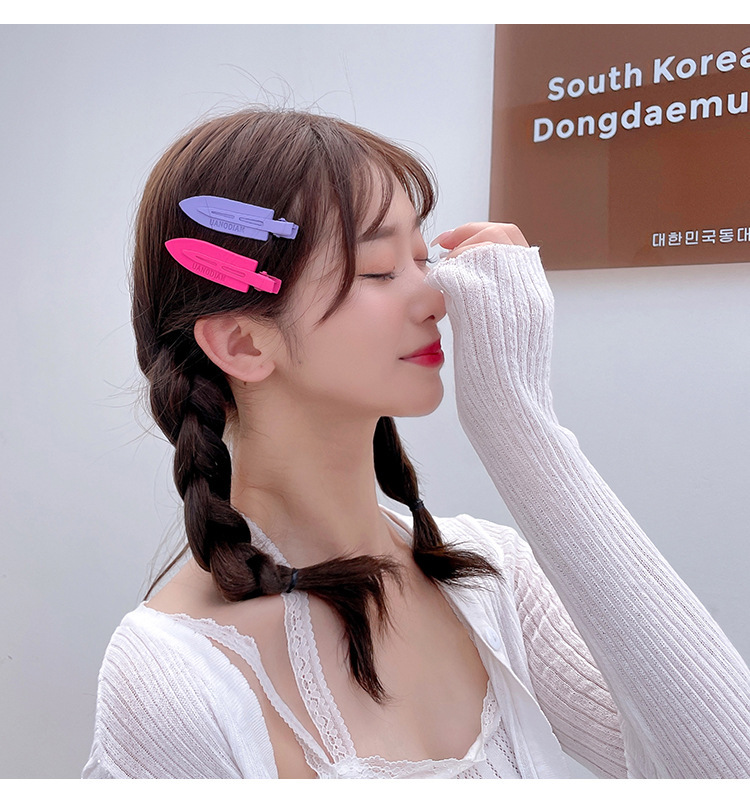 白鹿同款无痕发夹女侧边前额刘海边夹小卡子化妆发卡鸭嘴夹子头饰详情41