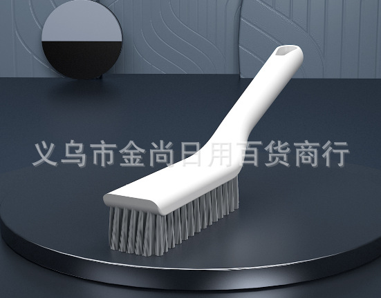 Solid-color long-handled brush, cleaning brush, multi-functional shoe cleaning brush, household brush, non-damaging soft bristle brush, laundry brush, cleaning brush pic 1