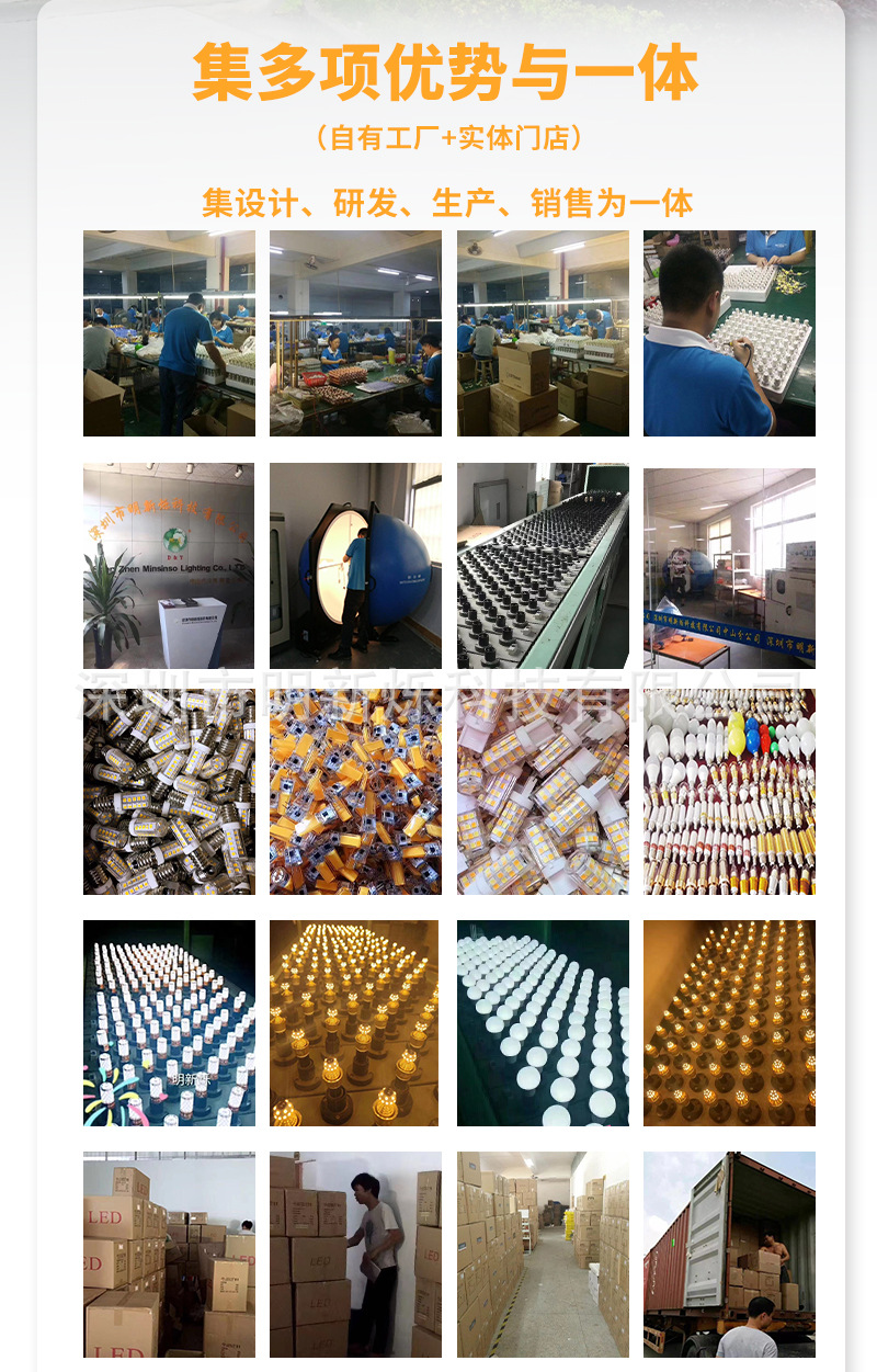 厂家g9灯泡无频闪 3W5W12瓦18瓦220V110v高亮陶瓷led玉米插泡跨境详情2