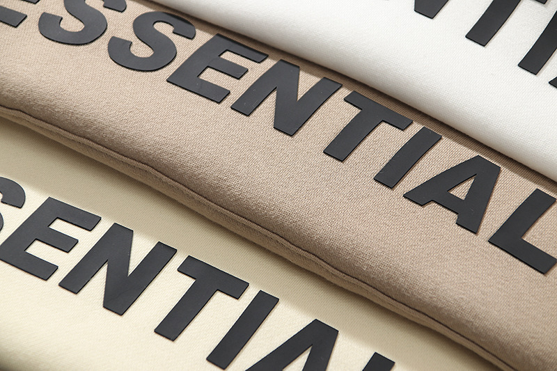 美式街头潮牌ESSENTIALS反光立体字母男女帽衫情侣摇粒绒双帽卫衣详情15