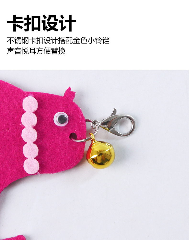 厂家直销新款猫猫玩具逗猫棒替换头猫咪解闷啃咬毛毡逗猫棒替换头详情7