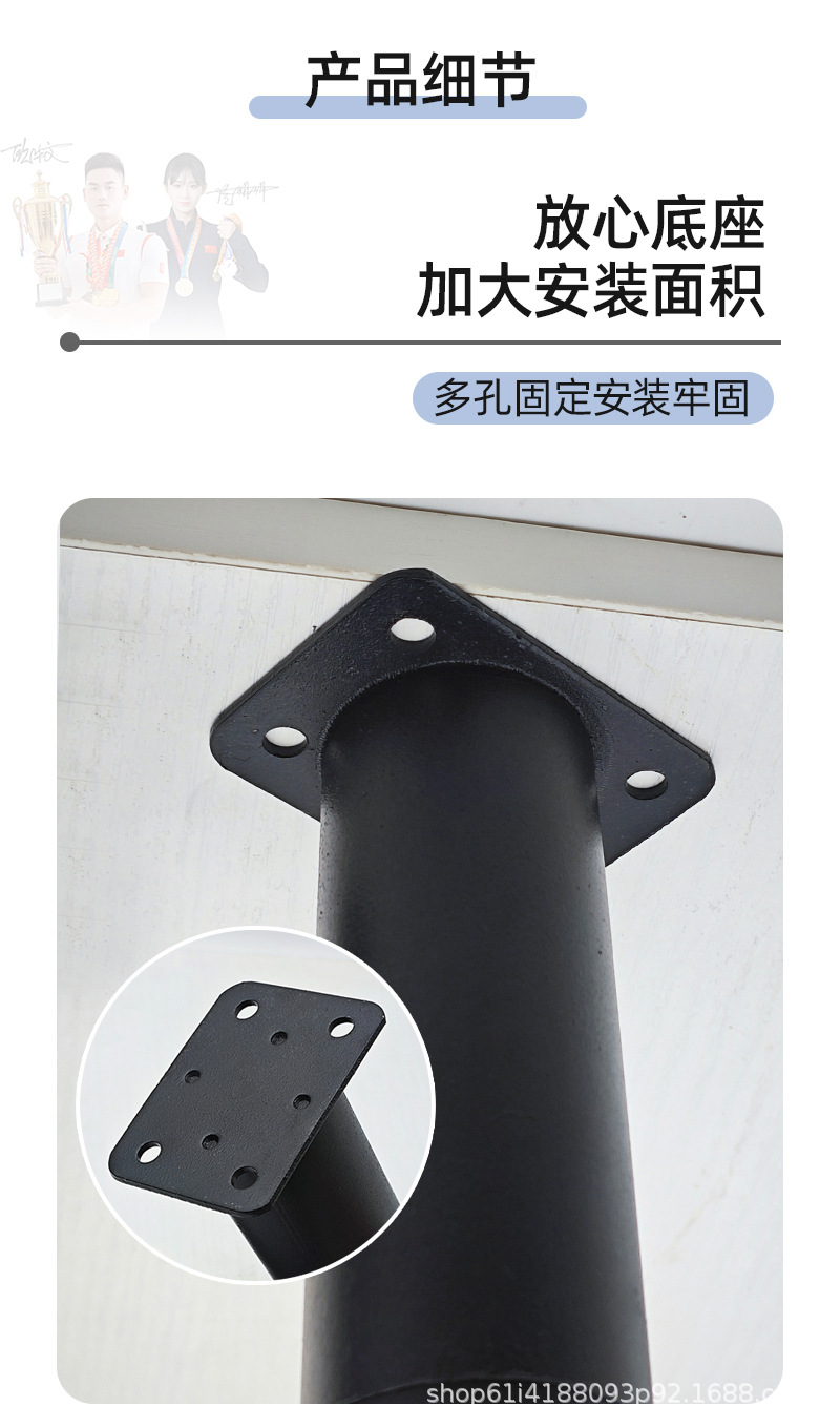电视柜脚加厚金属沙发脚支撑腿茶几腿床头柜脚浴室柜脚斗柜家具脚详情9