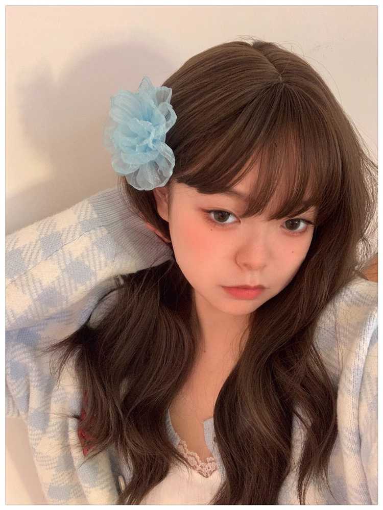 The color is super spring-like ~ Vacation-style large flower hair clip, side clip, new 2024 bangs hair accessory for women pic 22